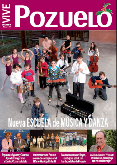 Revista municipal Vive Pozuelo, Diciembre 2009