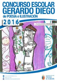 Folleto del concurso escolar Gerardo Diego de Poesía e Ilustración 2016