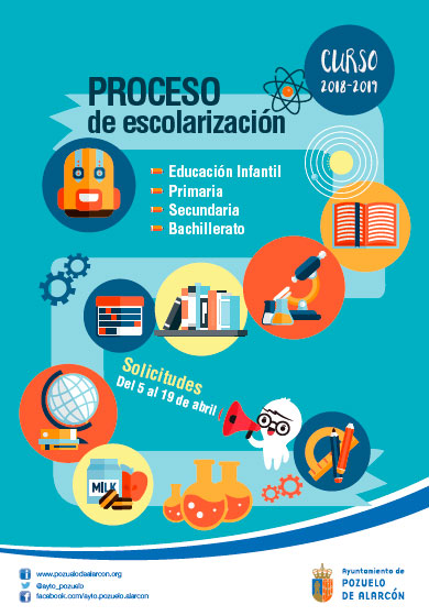 Portada folleto de escolarización 2018