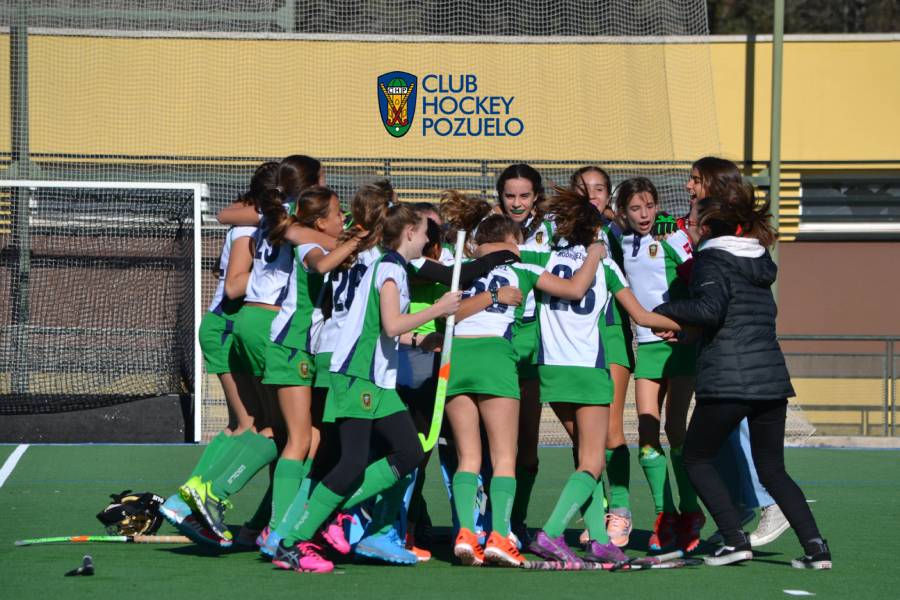 El infantil femenino del CH Pozuelo se proclama campeón de la Liga Madrileña de Hockey Hierba