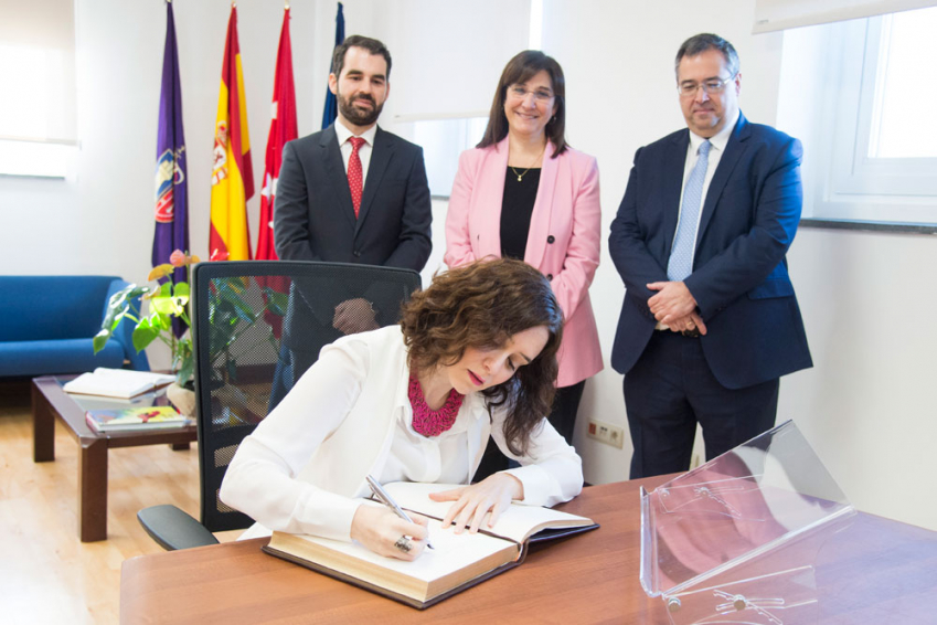 La Presidenta de la Comunidad de Madrid, Isabel Díaz Ayuso