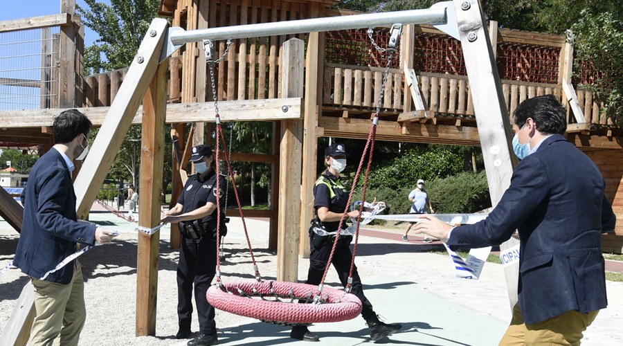 Reapertura de los parques infantiles