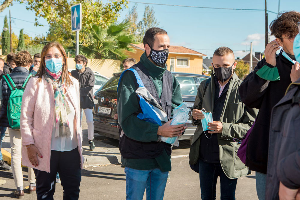 Campaña de concienciación sobre las mascarillas en los jóvenes