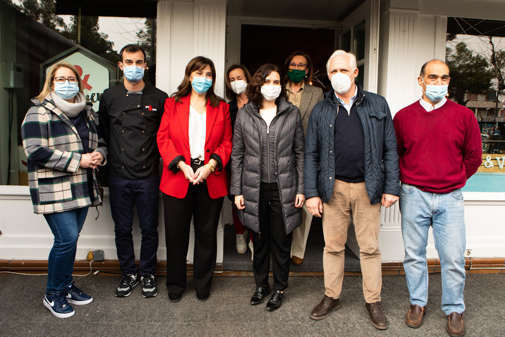 Visita junto a Isabel Díaz Ayuso a los restaurantes de <a  data-cke-saved-href='/tag/Pozuelo-de-Alarcon' href='/tag/Pozuelo-de-Alarcon'
                                       target='_blank'>Pozuelo de Alarcón</a>