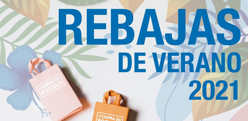 Cartel rebajas de verano 2021