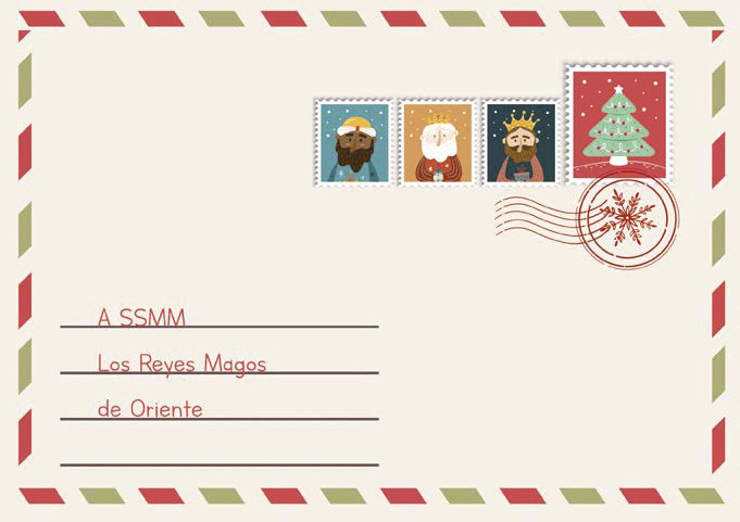 Portada carta a los Reyes Magos