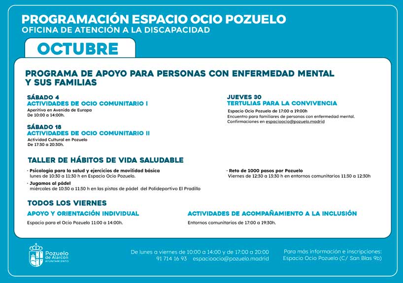 Programa de apoyo para personas con enfermedad mental y sus familias