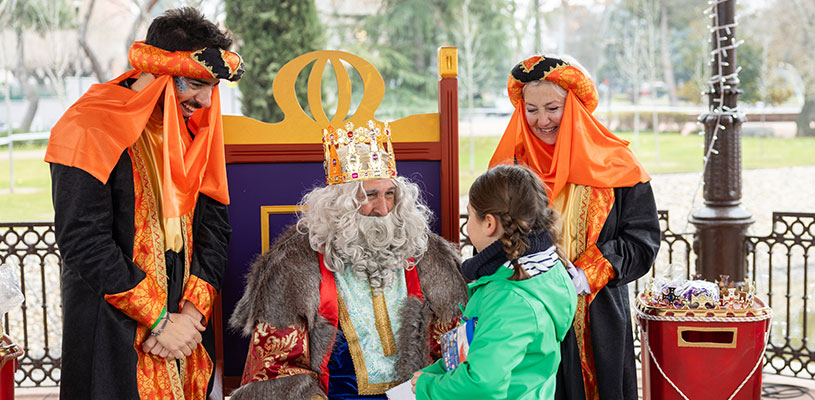 Entrega de cartas a los Reyes Magos