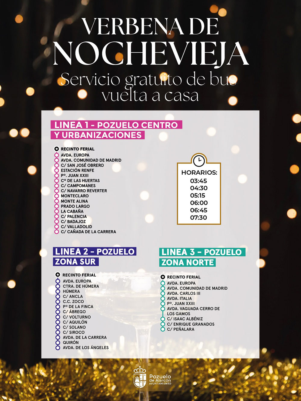 Lanzaderas nochevieja