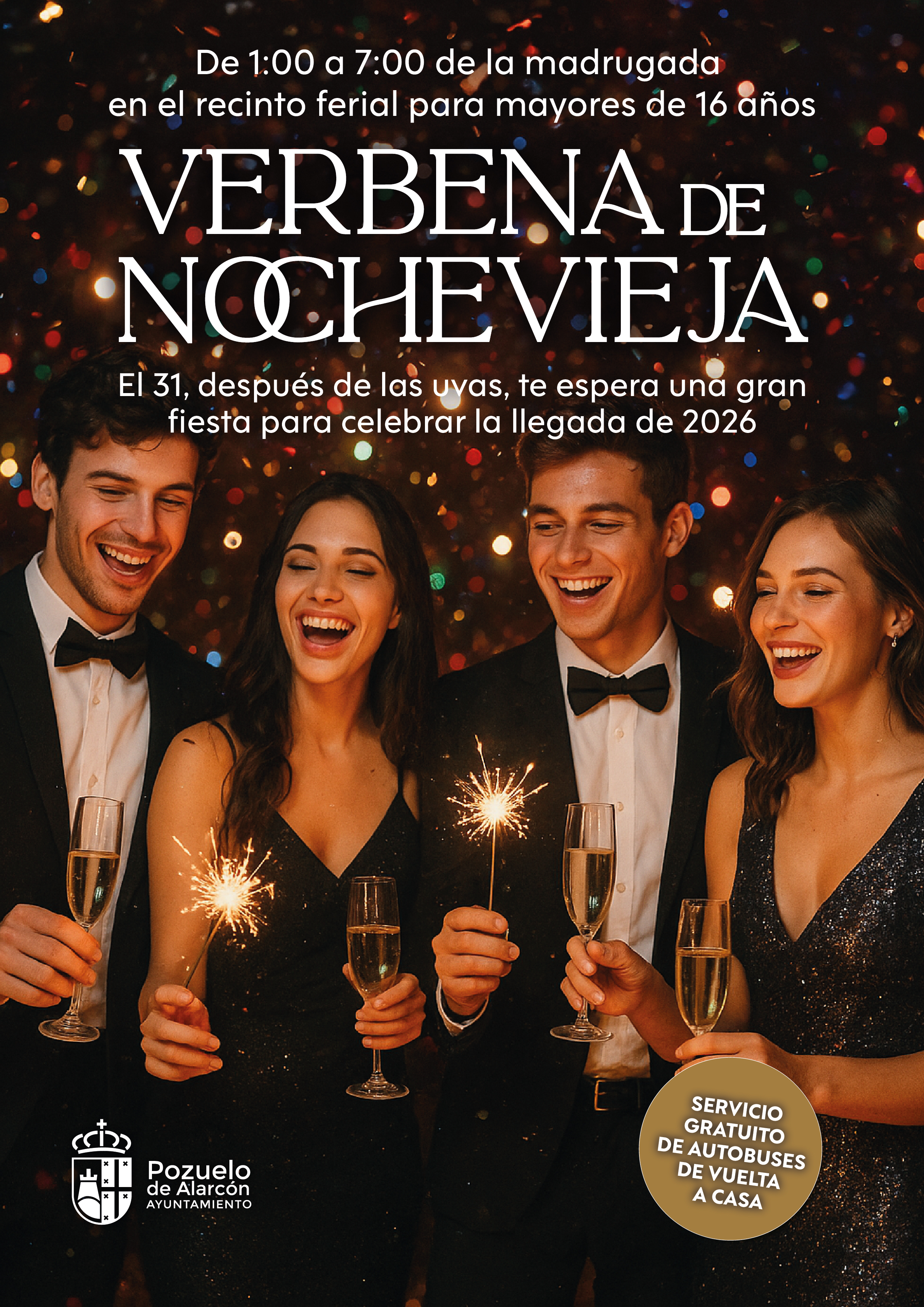 cartel nochevieja