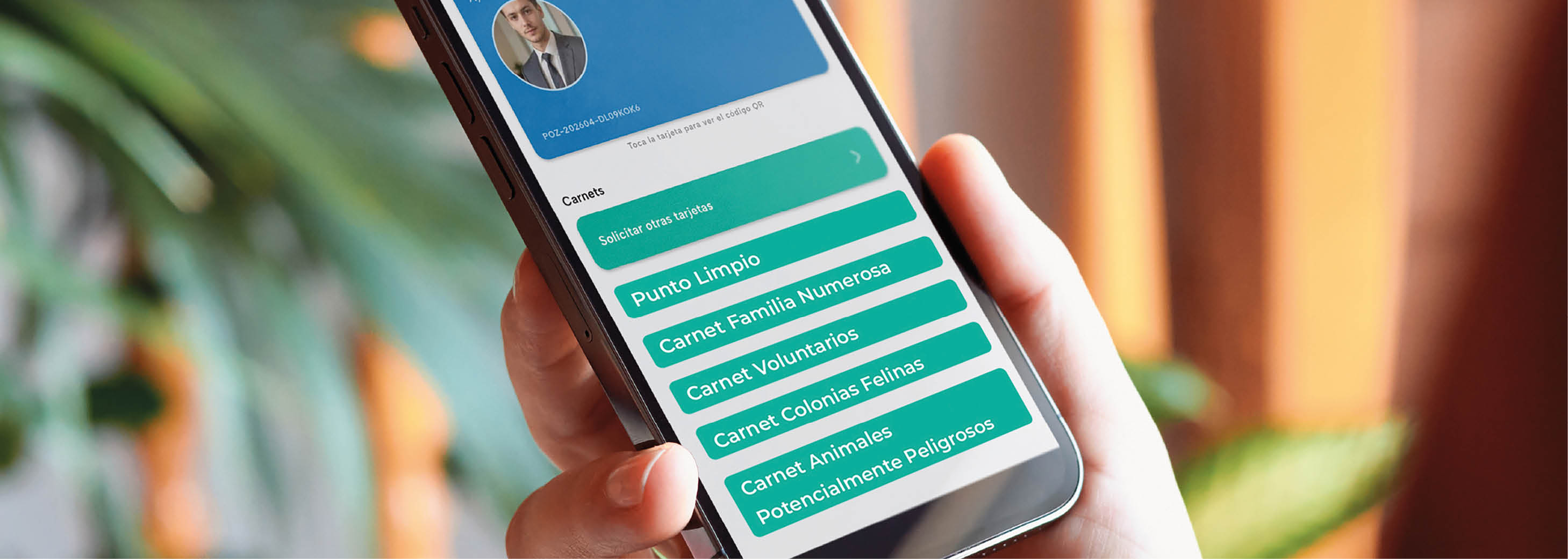 Imagen aplicación eagora carnet del vecino