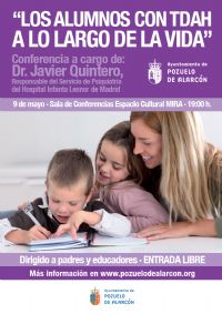 Conferencia: "Los alumnos con TDAH a lo largo de la vida"