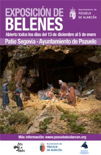 Cartel de la exposición del belén municipal y dioramas