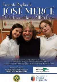 Cartel del Concierto Benéfico de José Mercé