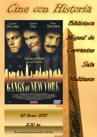 Cartel de la película "Gangs of New York"