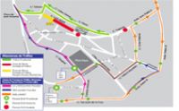 Desvíos provisionales por Obras Plaza Padre Vallet
