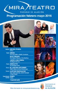 Programación MIRA Teatro Febrero - Mayo 2016 