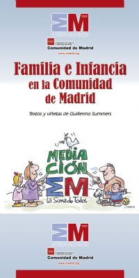 Cartel de la exposición "Familia e Infancia en la Comunidad de Madrid"