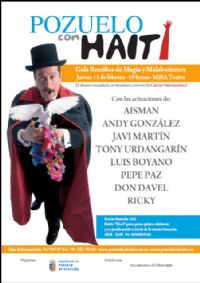 Cartel de Pozuelo con Haití