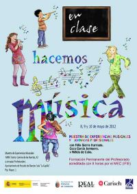 Cartel del encuentro "En clase hacemos música"