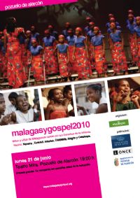 Cartel del concierto de Malagasy Gospel