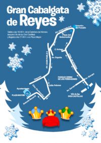 Recorrido de la Gran Cabalgata de Reyes 2016