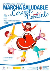 Marcha saludable Ten a tu corazón contento