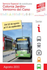 Servicio especial de autobuses Colonia Jardín - Ventorro del Cano