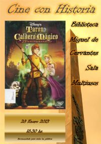 Cartel de la película "Tarón y el calderón mágico"
