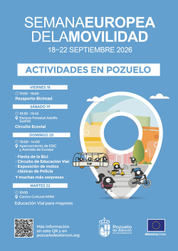 Cartel semana Europea de la movilidad