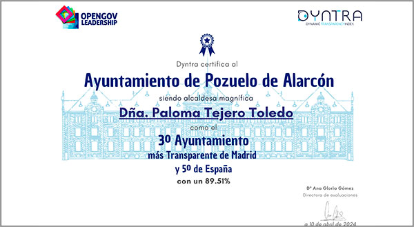 Certificados ayto pozuelo