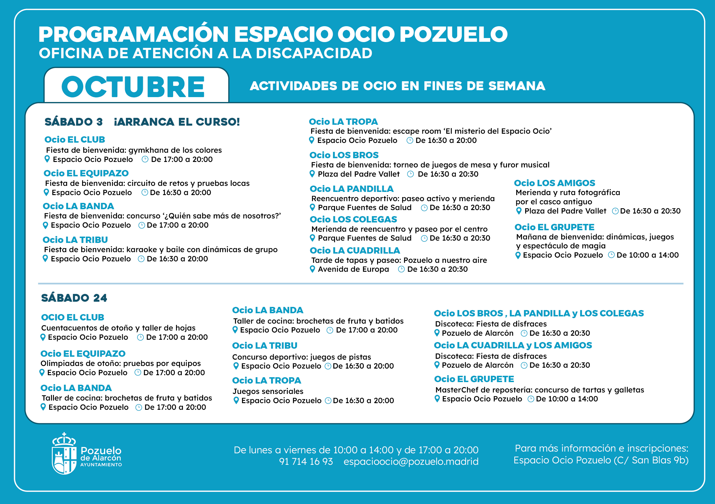 Programación Discapacidad OFS octubre 2026