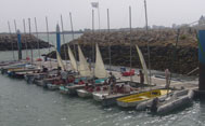 Embarcaciones en el Puerto de Santa María (Cádiz)