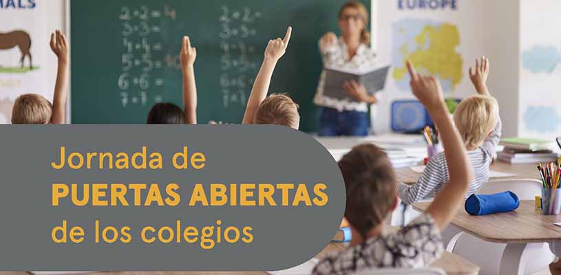 Jornadas puertas abiertas curso escolar 2026-2027