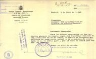 Descargar bando e invitaciones para el acto de entrega oficial de la iglesia parroquial de Pozuelo de Alarcón (1946)