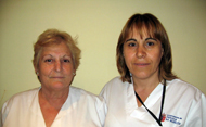 Isabel Vieira y Carmen Arellano, servicio de limpieza (Se abre en ventana nueva)