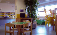 Sala infantil de una biblioteca