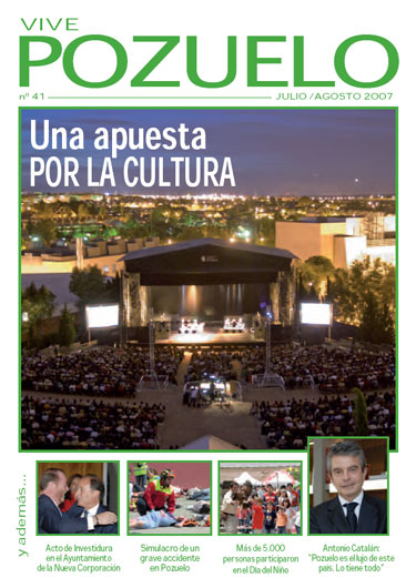 Revista municipal Vive Pozuelo,  Julio / Agosto 2007