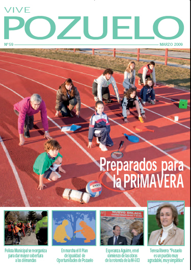 Revista municipal Vive Pozuelo, Marzo 2009