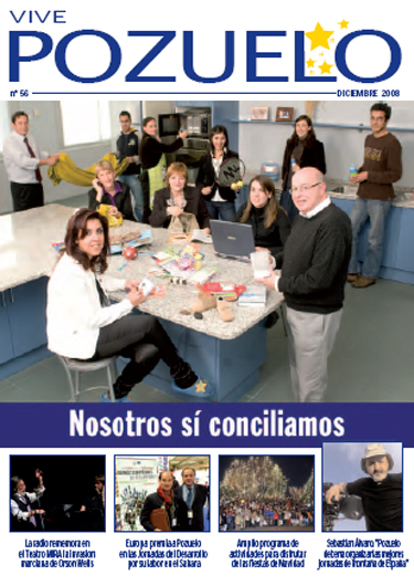 Revista municipal Vive Pozuelo, Diciembre 2008