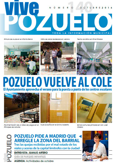 Revista Municipal Vive Pozuelo, Octubre 2016