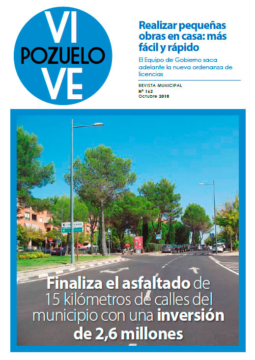 Portada Vive Pozuelo - Octubre 2018