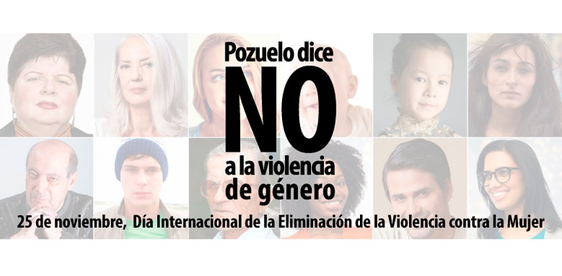 Cartel Pozuelo dice No a la Violencia de género