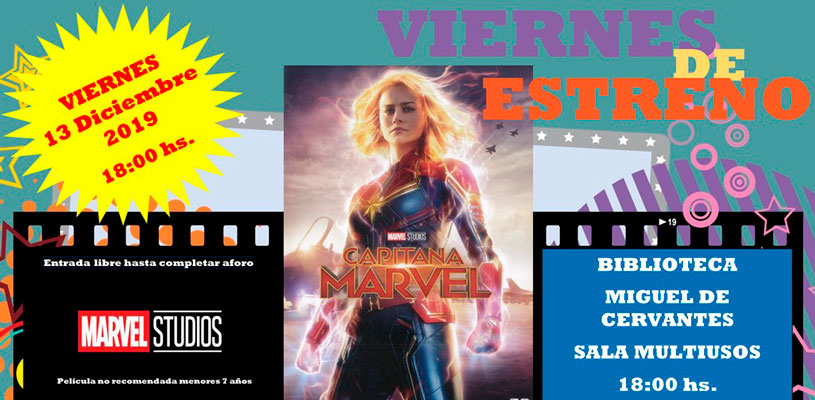 Viernes de estreno: Capitana Marvel (2019)