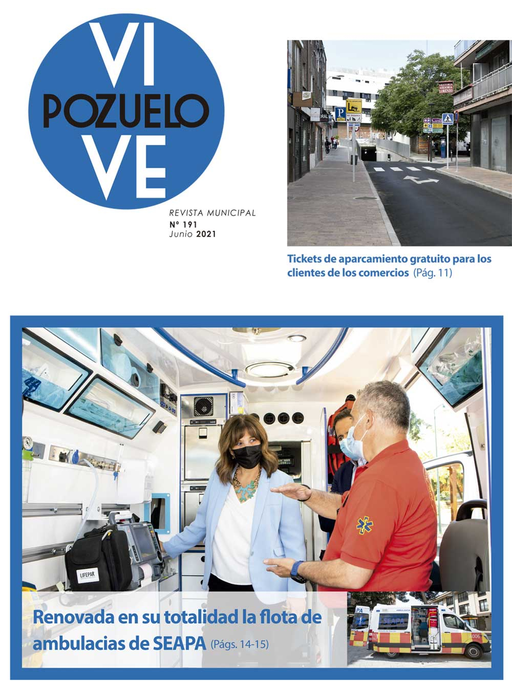 Portada revista Vive Pozuelo Junio 2021