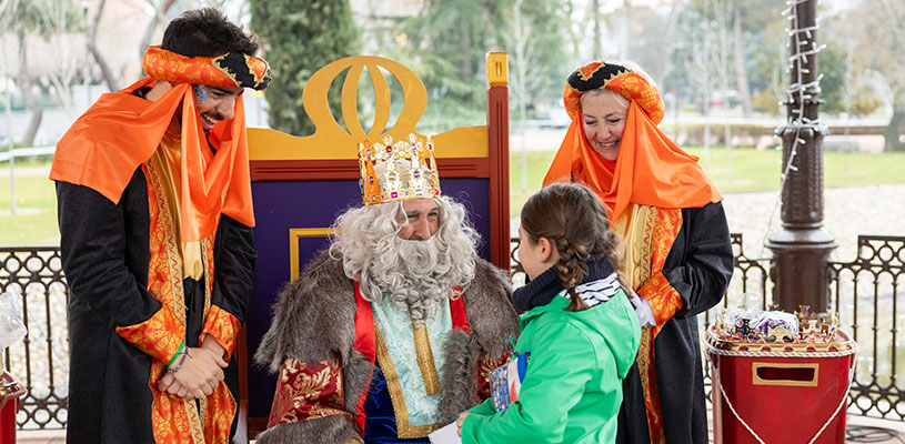 Entrega de cartas a los Reyes Magos