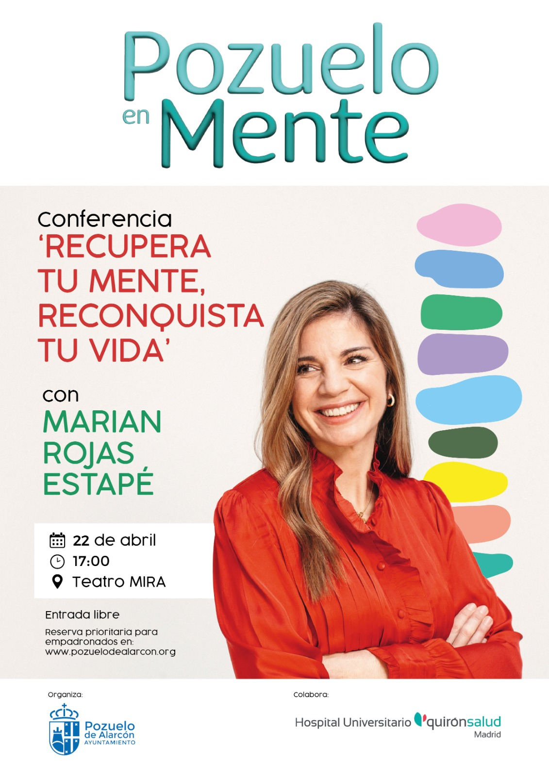 Cartel conferencia salud mental