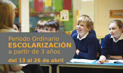Periodo Ordinario de escolarización a partir de 3 años