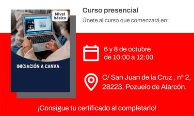 Madrid Aula Digital. Curso Iniciación a Canva