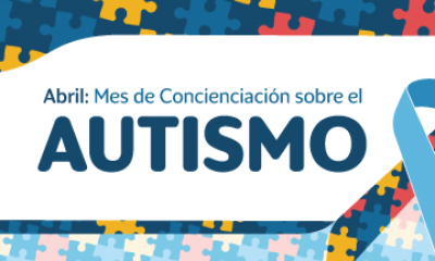 mes de concienciación del autismo cartel